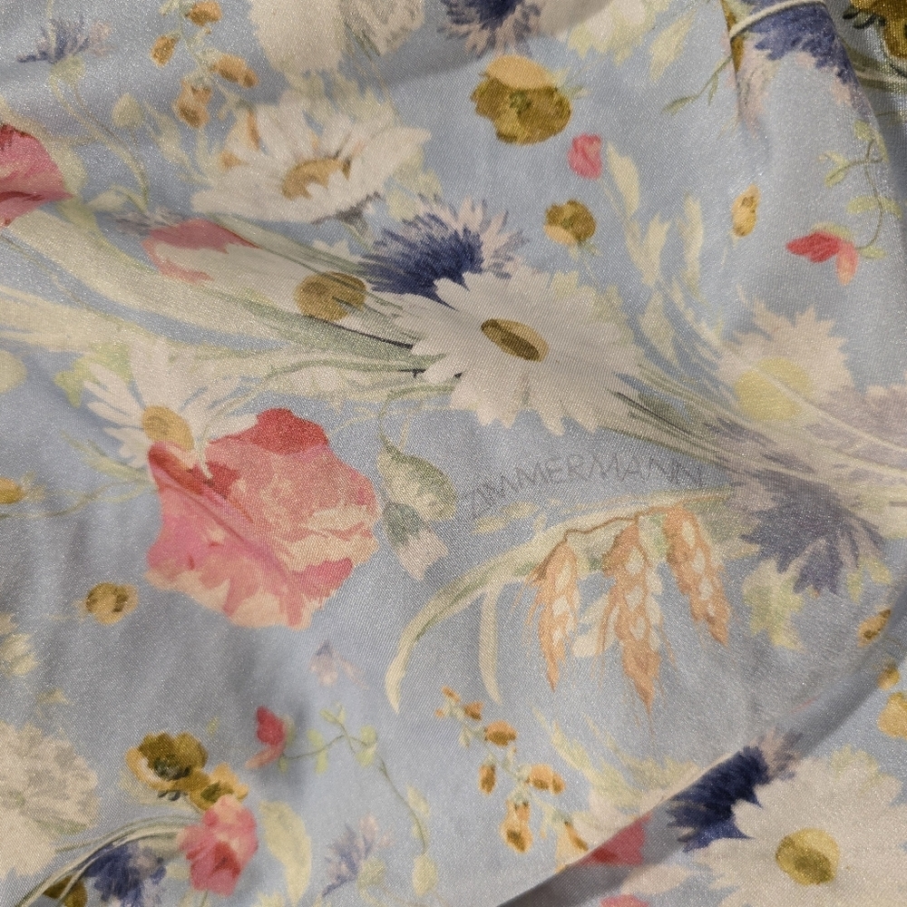 Zimmermann Light Blue Floral One-Piece Swimsuit - Picture 7 of 12